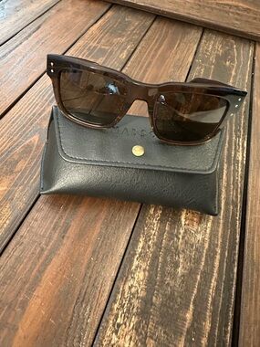 MADSON Echo Sunglasses Custom Rootbeer Frames, Brown Polarized